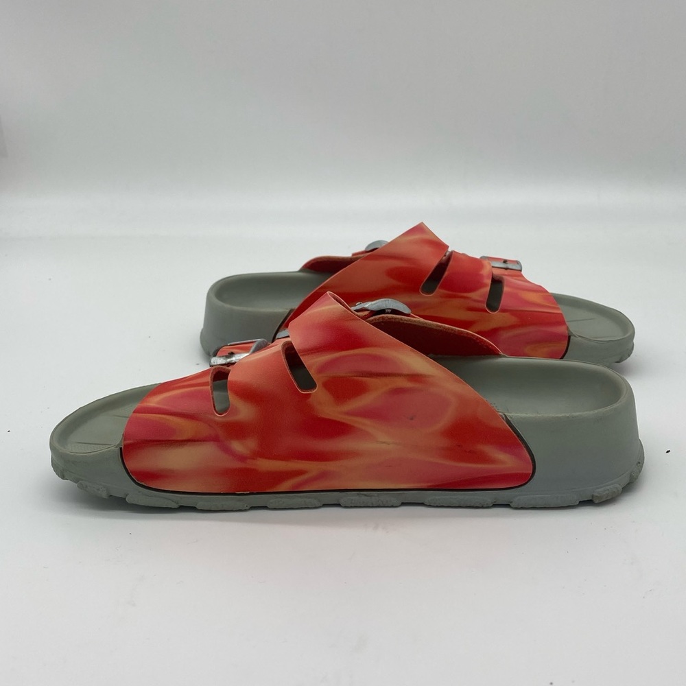 Birki’s Orange Tie Dye Sandals - Picture 7 of 9
